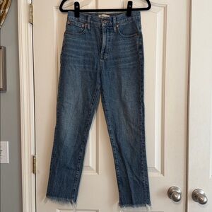 Madewell Classic Blue Denim Jeans